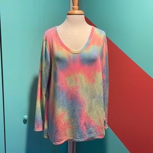 Tie dye long sleeve shirt